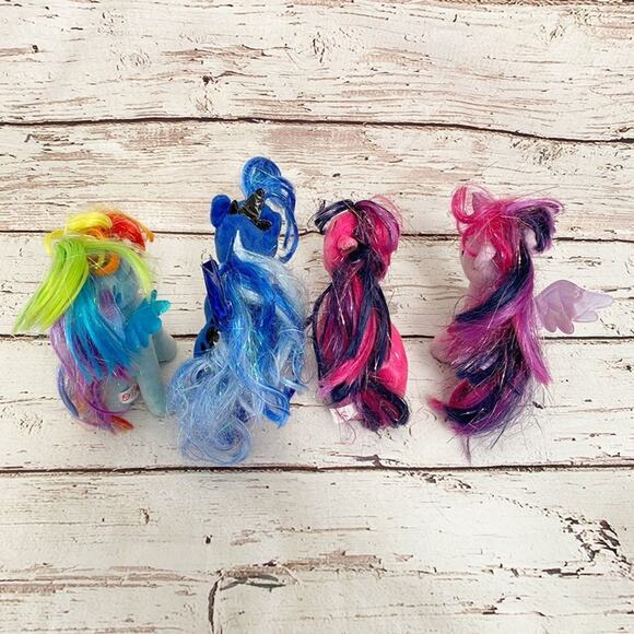 TY My Little Pony Plush Set of 4 - Picture 2 of 9